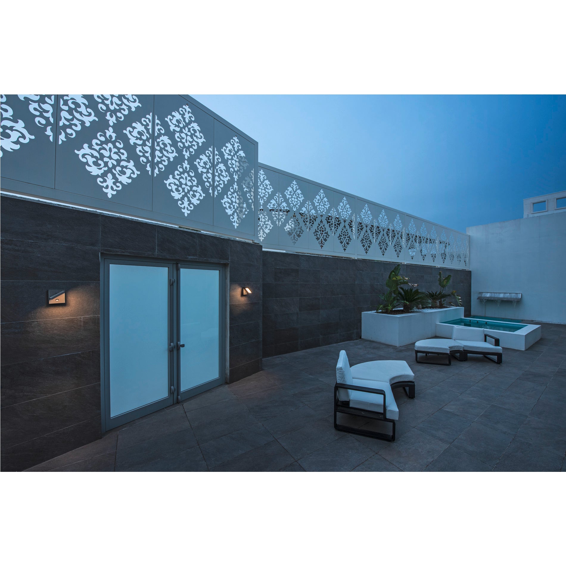 ABRIDOR SENSOR, luminária de montagem à superfície na parede LED Outdoor IP55 antracite 3000/4000 K