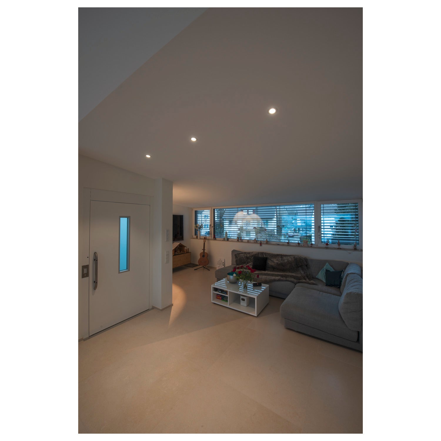 SENSER 12, luminária de embutir no teto LED Indoor redonda branco 3000 K