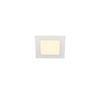 SENSER 12, luminária de mntagem de embutir de teto LED Indoor angular branco 3000 K