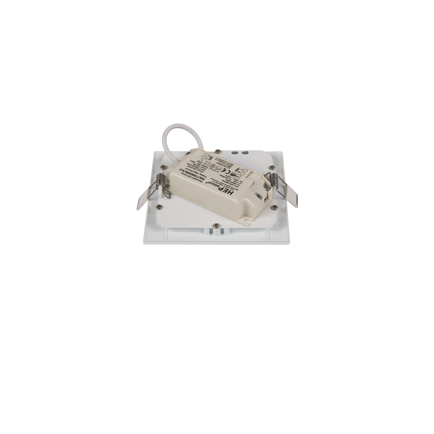 SENSER 12, luminária de mntagem de embutir de teto LED Indoor angular branco 3000 K