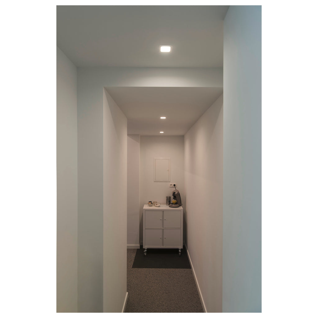 SENSER 12, luminária de mntagem de embutir de teto LED Indoor angular branco 3000 K