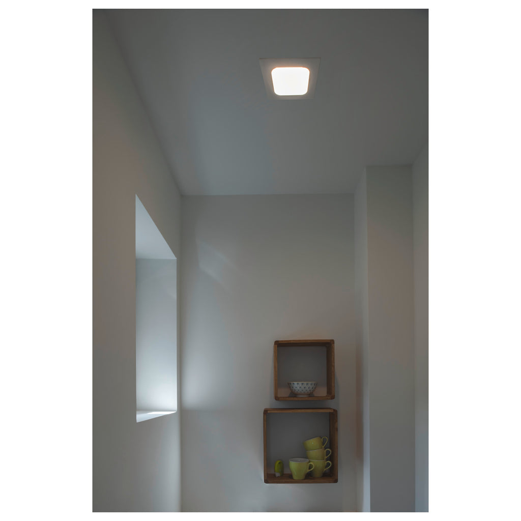 SENSER 18, luminária de mntagem de embutir de teto LED Indoor angular branco 3000 K