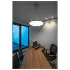 LED PANEL - PANEL 60 DALI, Luminárias pendentes Indoor LED redondo cinzento 4000 K
