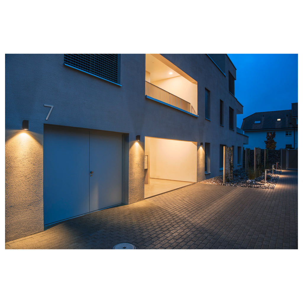 ENOLA SQUARE S, luminária de montagem à superfície na parede LED single Outdoor, antracite