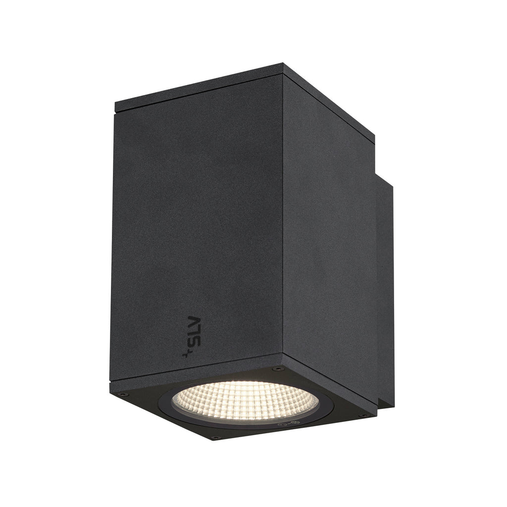 ENOLA SQUARE M, luminária saliente para a parede LED single de exterior, antracite