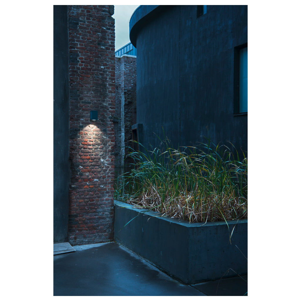 ENOLA SQUARE M, luminária saliente para a parede LED single de exterior, antracite