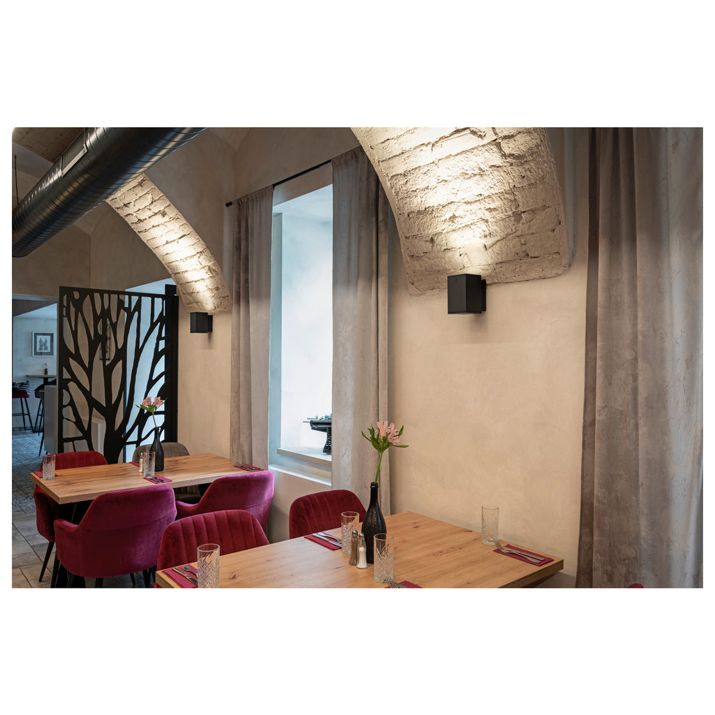 ENOLA SQUARE M, luminária saliente para a parede LED single de exterior, antracite