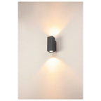 ENOLA SQUARE UP/DOWN S, Luminária de montagem à superfície na parede LED Outdoor antracite