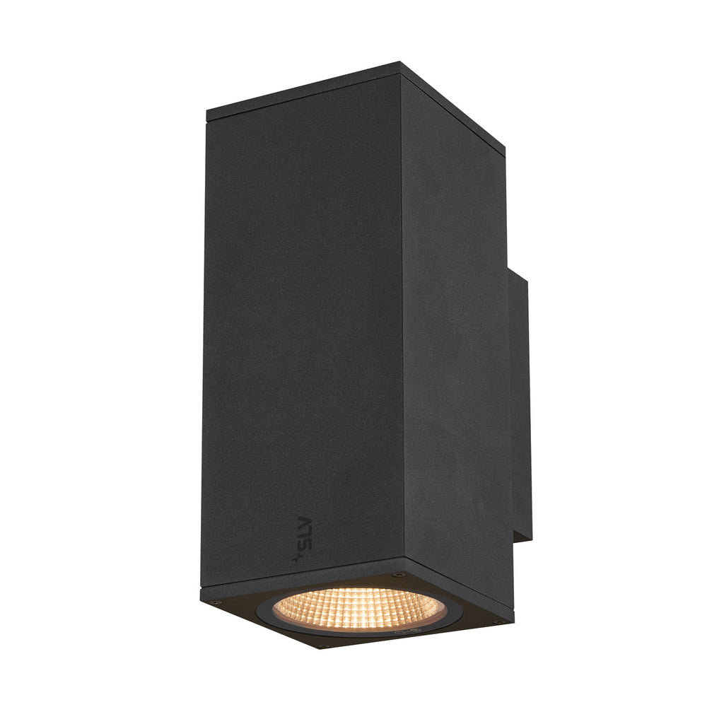 ENOLA SQUARE UP/DOWN M, Luminária saliente para a parede LED de exterior antracite
