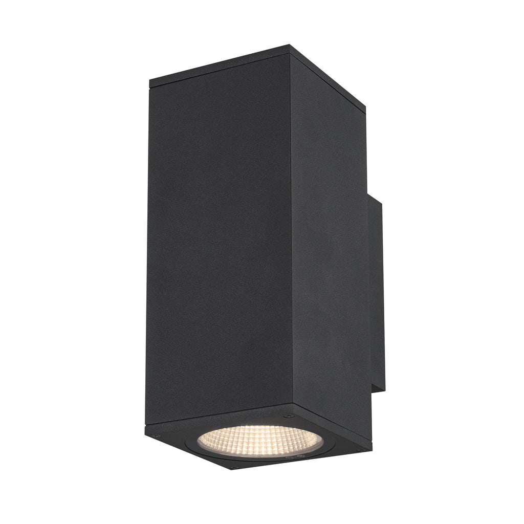 ENOLA SQUARE UP/DOWN M, Luminária saliente para a parede LED de exterior antracite