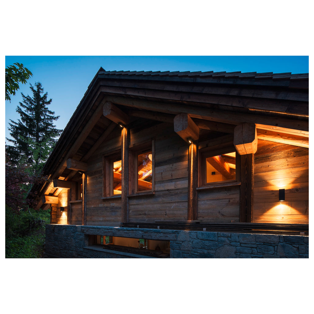ENOLA SQUARE UP/DOWN M, Luminária saliente para a parede LED de exterior antracite