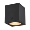 ENOLA SQUARE M, luminária saliente para teto LED de exterior antracite