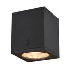 ENOLA SQUARE M, luminária saliente para teto LED de exterior antracite