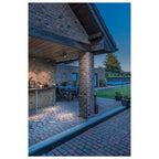 ENOLA SQUARE M, luminária saliente para teto LED de exterior antracite