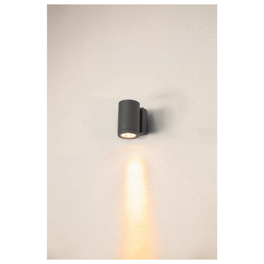 ENOLA ROUND M, luminária saliente para a parede LED single de exterior antracite