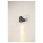 ENOLA ROUND M, luminária saliente para a parede LED single de exterior antracite
