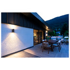 ENOLA ROUND UP/DOWN M, Luminária saliente para a parede LED exterior antracite
