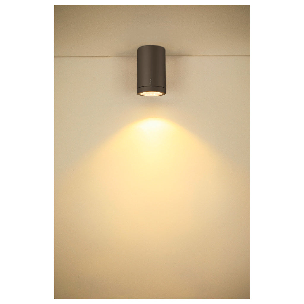 ENOLA ROUND S, luminária de montagem à superfície no teto LED single Outdoor antracite