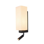 QUADRASS SPOT, luminária de montagem à superfície na parede Indoor com Spot LED e casquilho E27, preto
