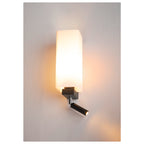 QUADRASS SPOT, luminária de montagem à superfície na parede Indoor com Spot LED e casquilho E27, preto