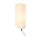 QUADRASS SPOT, Luminária de montagem à superfície na parede Indoor com Spot LED e casquilho E27, branco