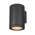 ENOLA ROUND L, Luminária de montagem à superfície na parede LED Outdoor antracite CCT 3000/4000 K