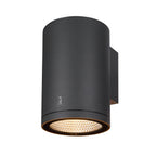 ENOLA ROUND L, Luminária de montagem à superfície na parede LED Outdoor antracite CCT 3000/4000 K