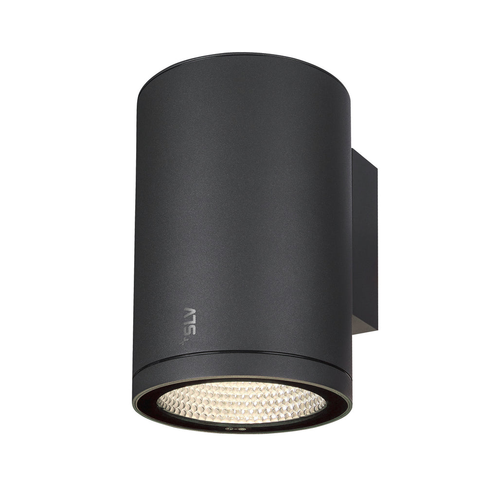 ENOLA ROUND L, Luminária de montagem à superfície na parede LED Outdoor antracite CCT 3000/4000 K