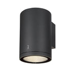 ENOLA ROUND L, Luminária de montagem à superfície na parede LED Outdoor antracite CCT 3000/4000 K