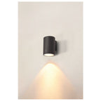ENOLA ROUND L, Luminária de montagem à superfície na parede LED Outdoor antracite CCT 3000/4000 K