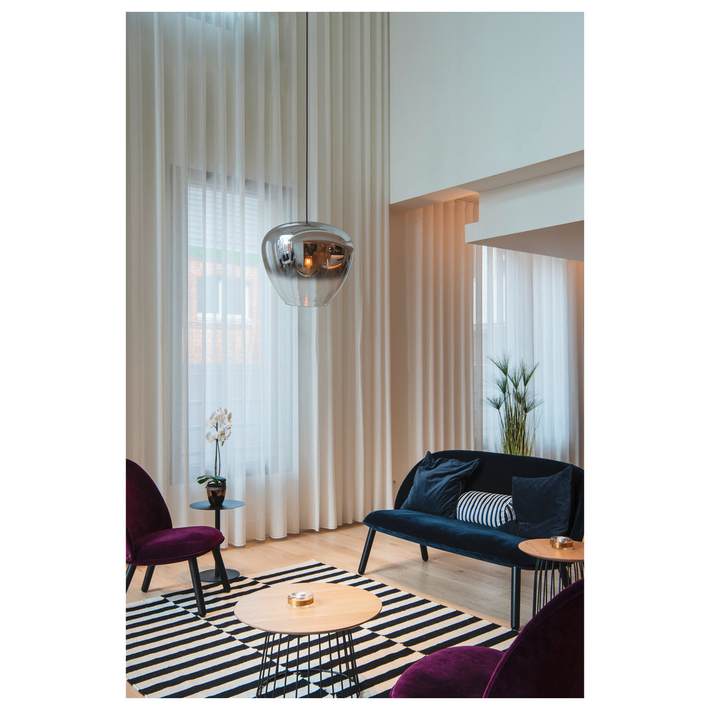 PANTILO CONVEX 40, Luminária pendente Indoor E27 cromado