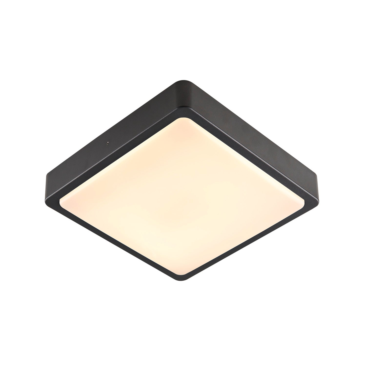 AINOS SQUARE, Outdoor LED luminária de montagem à superfície na parede e no teto antracite comutador CCT 3000/4000 K