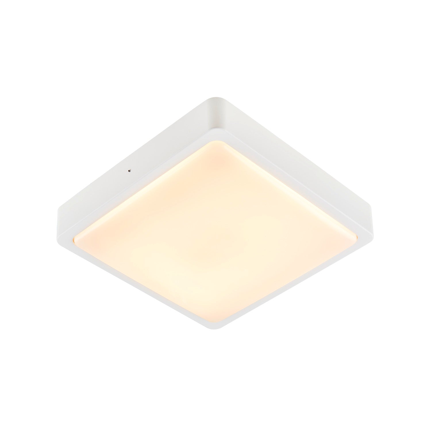 AINOS SQUARE SENSOR, Outdoor LED luminária de montagem à superfície na parede e no teto branco comutador CCT 3000/4000 K