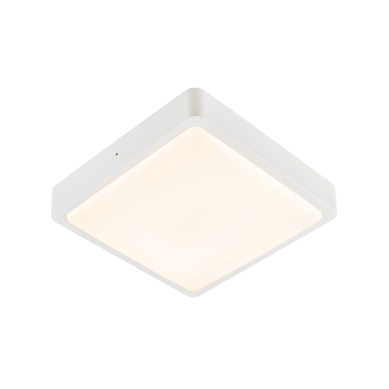 AINOS SQUARE SENSOR, Outdoor LED luminária de montagem à superfície na parede e no teto branco comutador CCT 3000/4000 K