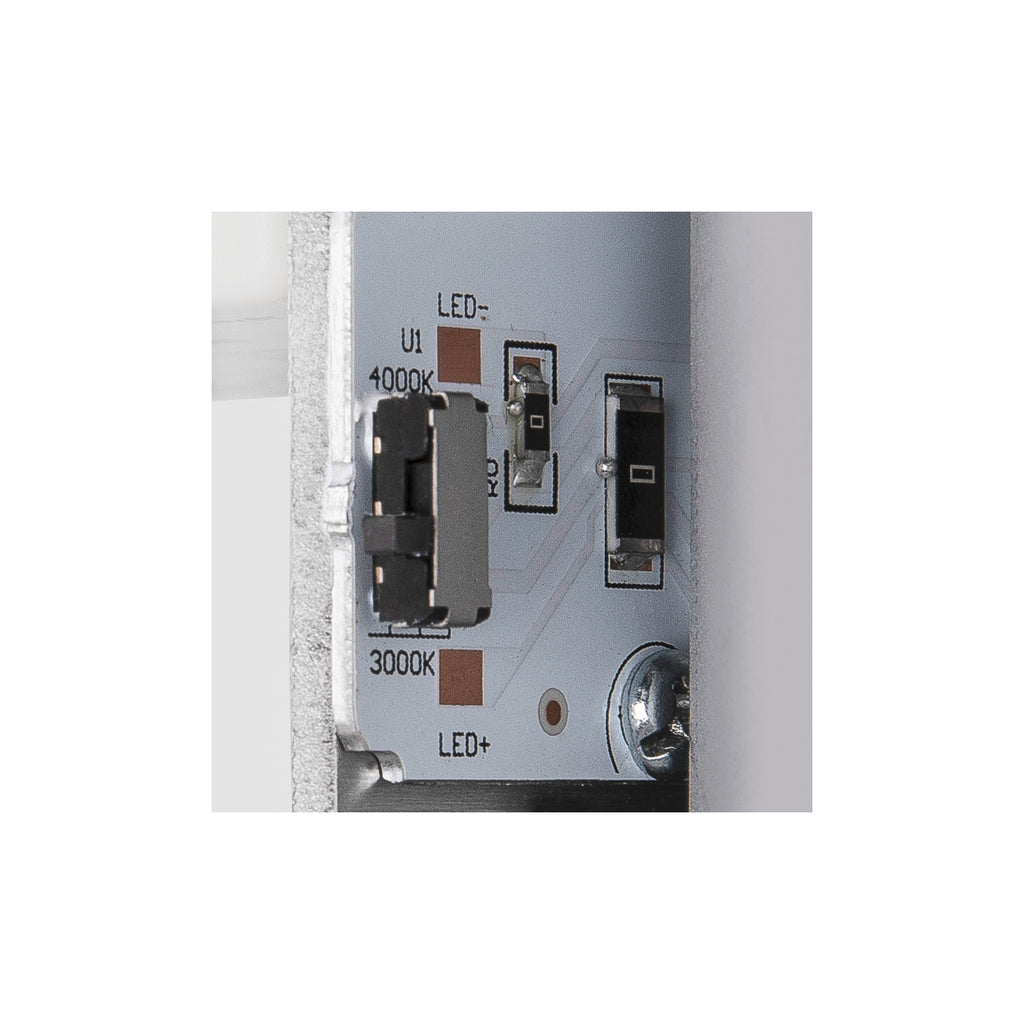 PEMA® WL, Outdoor LED Luminária de montagem de superfície na parede preto CCT switch 3000/4000 K