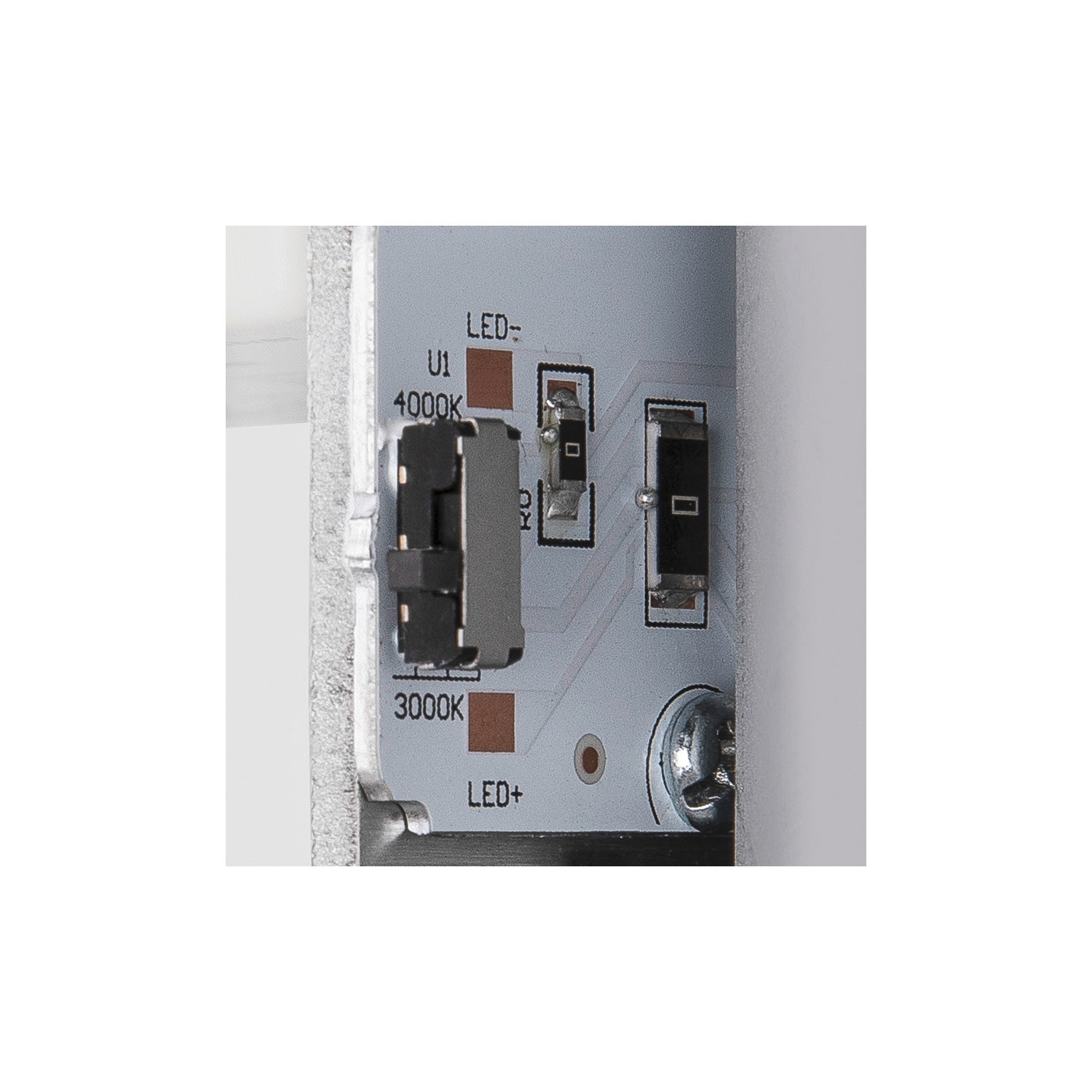 PEMA® WL, Outdoor LED Luminária de montagem de superfície na parede preto CCT switch 3000/4000 K