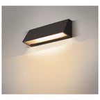 PEMA® WL, Outdoor LED Luminária de montagem de superfície na parede preto CCT switch 3000/4000 K