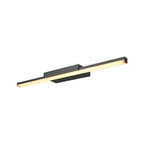 GLENOS II - GLENOS® 60, lâmp. espelho LED int. preto c/ interrup. CCT 3000/4000 K