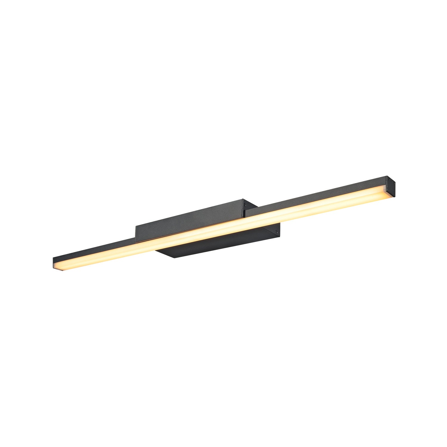 GLENOS II - GLENOS® 60, lâmp. espelho LED int. preto c/ interrup. CCT 3000/4000 K