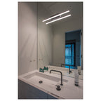 GLENOS II - GLENOS® 60, lâmp. espelho LED int. preto c/ interrup. CCT 3000/4000 K