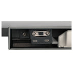 GLENOS II - GLENOS® 60, lâmp. espelho LED int. preto c/ interrup. CCT 3000/4000 K