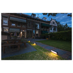 L-LINE OUT 30 FL, Luminária de pé LED para exterior, antracite, interruptor CCT 3000/4000 K