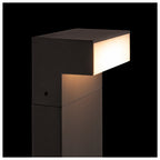 L-LINE OUT 50 FL Pole, Luminária de pé LED para exterior horizontal antracite, interruptor CCT 3000/4000 K