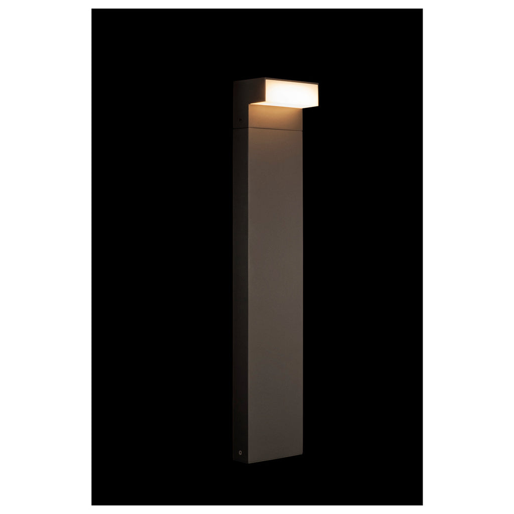 L-LINE OUT 80 FL Pole, Luminária de pé LED para exterior horizontal antracite, interruptor CCT 3000/4000 K
