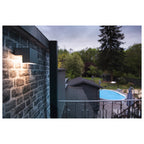 L-LINE OUT WL, Luminária de parede saliente LED para exterior, antracite, interruptor CCT 3000/4000 K