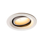 NUMINOS® MOVE DL M, Luz embutida para teto LED para interior branco/branco 2700 K rotativa e giratória a 20°