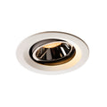 NUMINOS® MOVE DL M, Luz embutida para teto LED para interior branco/cromado 2700 K rotativa e giratória a 20°