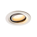 NUMINOS® MOVE DL M, Luz embutida para teto LED para interior branco/branco 2700 K rotativa e giratória a 40°
