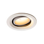 NUMINOS® MOVE DL M, Luz embutida para teto LED para interior branco/branco 2700 K rotativa e giratória a 55°