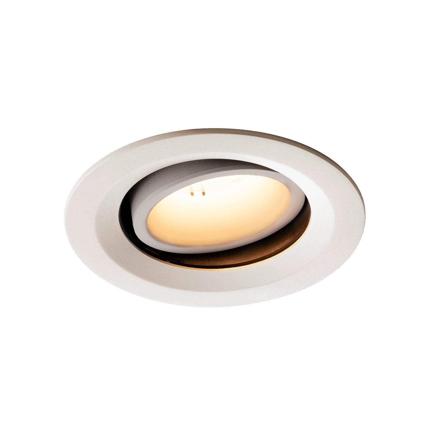 NUMINOS® MOVE DL M, Luz embutida para teto LED para interior branco/branco 3000 K rotativa e giratória a 20°